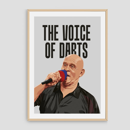 The Voice Of Darts - Print